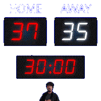 35 Away Sticker
