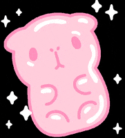 Noristudio pink candy gummy guinea pig GIF