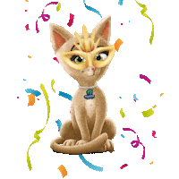 Mardi Gras Cat Sticker by Ourofino Saúde Animal