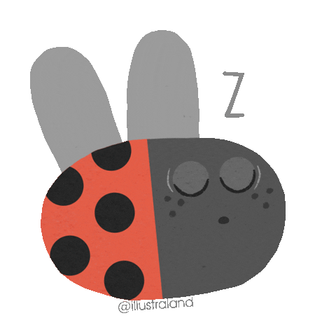Sleepy Good Night Sticker