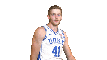 College Basketball Wink Sticker by Duke Men's Basketball