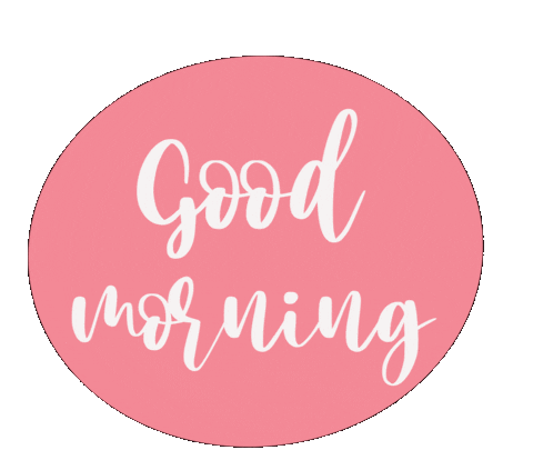 Pink Morning Sticker