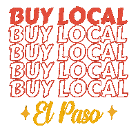 BuyElPaso local shop small shop local support local Sticker