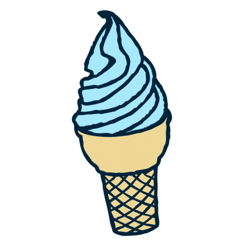 Ice Cream Summer Sticker by orbitz