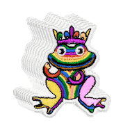 Happy Frog Prince Sticker by Eight X