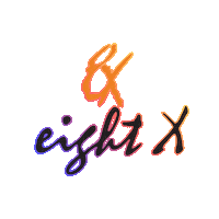 EightX fashion rainbow style men Sticker