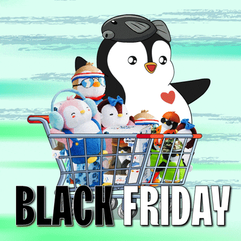 Black Friday Shopping GIF by Pudgy Penguins