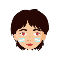 Girl Illustration Sticker