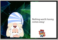 Gnome Motivational Messages GIF