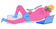 Happy Sunday Netflix Sticker by Rory