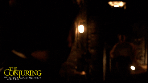 theconjuringmovie giphyupload horror scary scared GIF