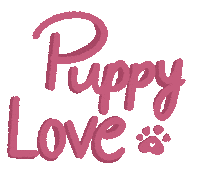 aishdoodles puppy puppy love aishdoodles love puppy Sticker