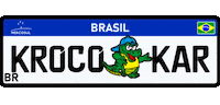 Crocodile Placa Sticker by Krocokar