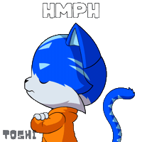 Mad Cat Sticker by Toshithecat