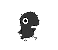 blackjo_whitejo omg black bird cold Sticker