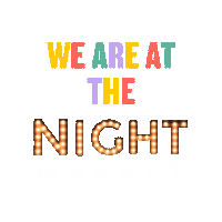 Night Market Sticker by SteppinOut