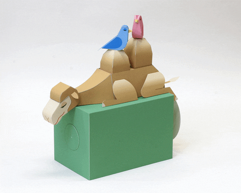 keisukesaka giphyupload etsy papercraft automata GIF
