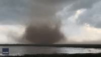 Large Funnel Cloud in Texas Panhandle Amid Tornado Warnings