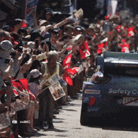 Japan Fans GIF by FIA World Rally Championship