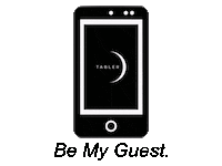 Be My Guest Party Sticker by Tabler