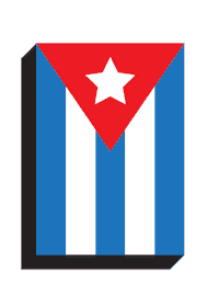 flag cuba Sticker by Gabo Lara