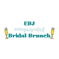 EBJevents wedding podcast champagne events Sticker