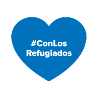 Corazon Refugiados Sticker by ACNUR Comité español