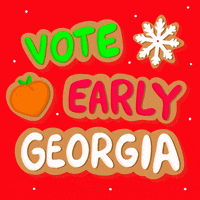 Vote Early Georgia Peach GIF by Creative Courage