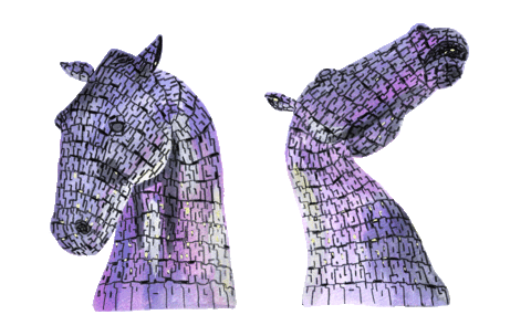 Scotland Kelpies Sticker