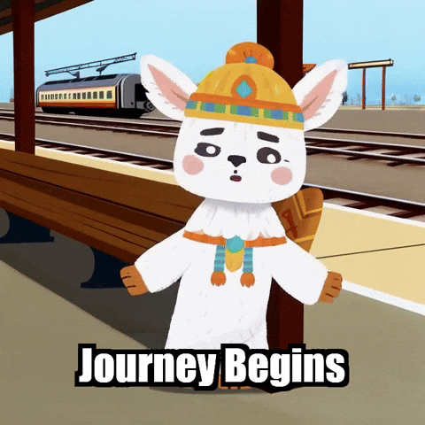 Train Travel Commuting GIF by Llamaozi