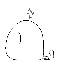 mindfulmochi tired sleep peace sleepy Sticker