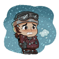Shiver Sticker by Tomb Raider