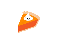 Youre Cute Pumpkin Pie Sticker by Jessica Lau