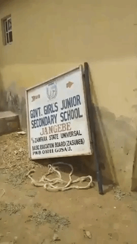 School Building Left Empty After Over 300 Schoolgirls Abducted in Nigeria