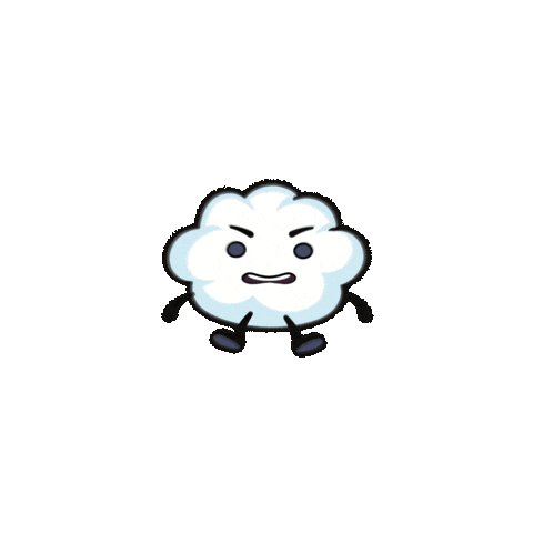 Cloud Yelling Sticker by VeeFriends