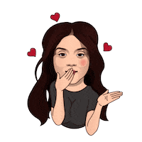 In Love Corazon Sticker