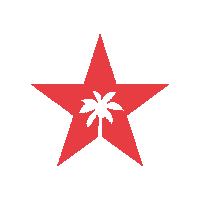 dcubancafe star redstar dcubancafe Sticker