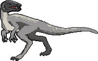 PositPixel pixel art dinosaur sprite sprites Sticker