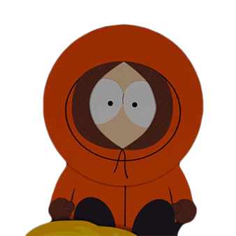 Bored Kenny Mccormick Sticker by South Park