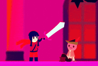 Surprised The Sword GIF