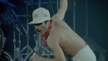 freddie mercury queen GIF