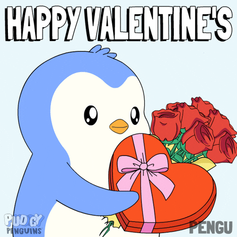 Valentines Day Love GIF by Pudgy Penguins