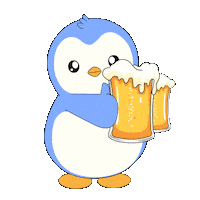 Celebration Sticker by Pudgy Penguins