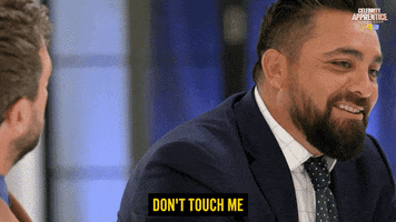React Theblock GIF by Celebrity Apprentice Australia