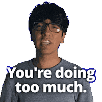 Stressed Too Much Sticker