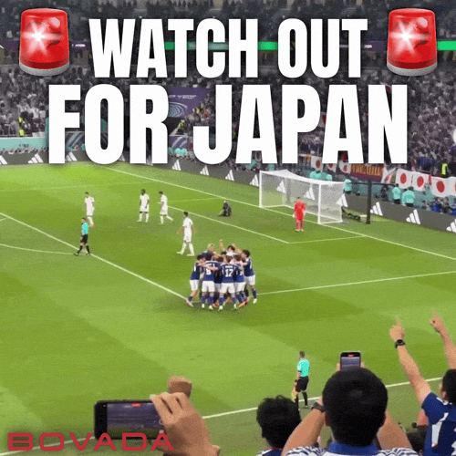 World Cup Samurai Blue GIF by Bovada