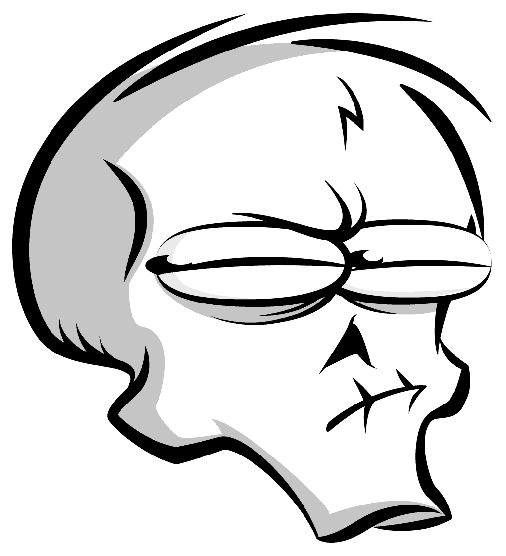 bonnyzed giphyupload skull zombie suspicious Sticker