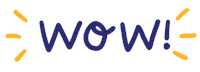 New Year Wow Sticker by Eledraws (Eleonore Bem)