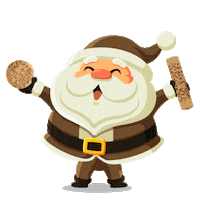 Santa Claus Christmas Sticker by TICUS