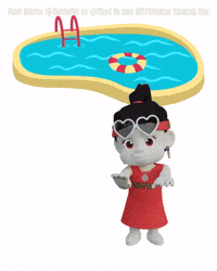 Summer Sunbathing GIF by Zhotcita